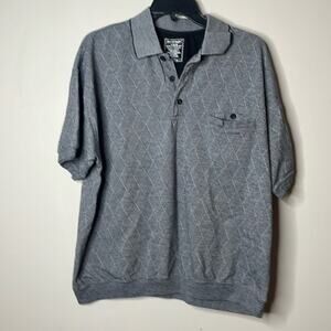 David Taylor Vintage Gray Polo Shirt XL